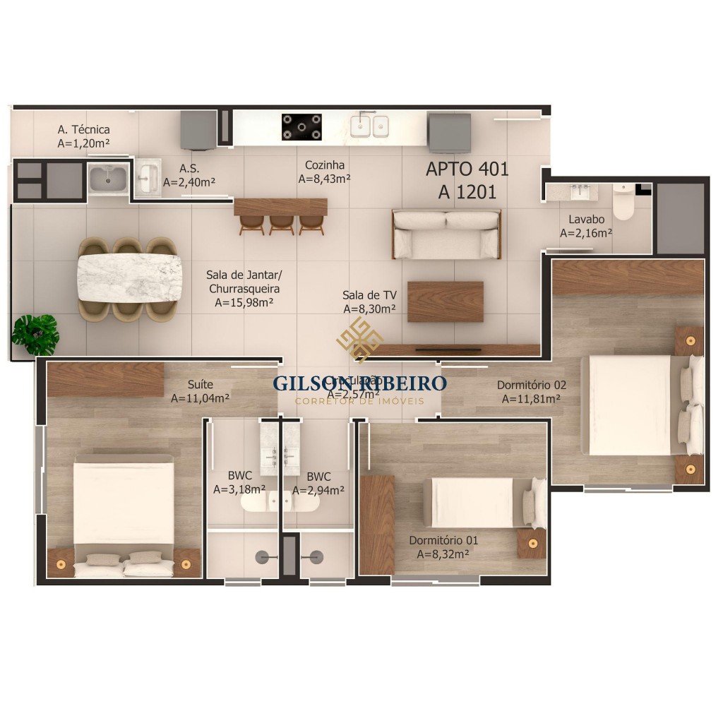 VALLEY HOME CLUB - Apartamento moderno e condomínio com ampla Infraestrutura